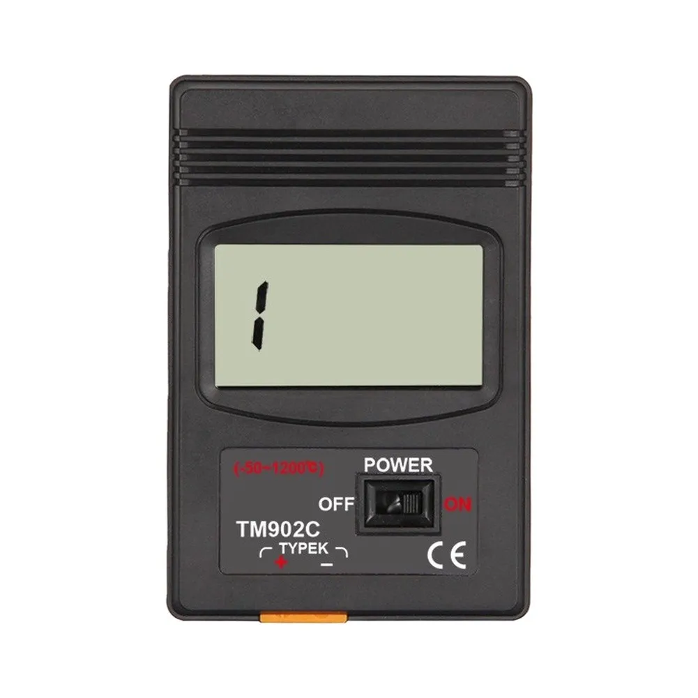 Digital Thermometer TM902CK Compatible With K Type Probes Large Clear LCD Screen Temperature Range 50 To 1370 C