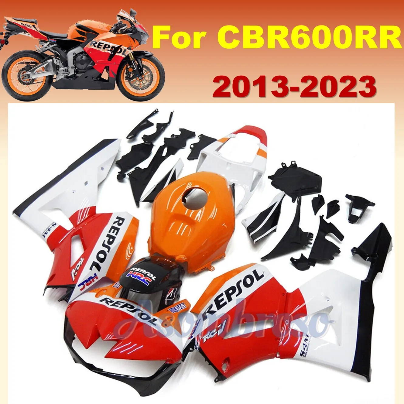 

Motorcycle Fairings Fit for CBR600RR 2013 2014 2015 2016 2017 2018 2019 2020 2021 2023 CBR 600RR Classic Repsol Painted Bodykit