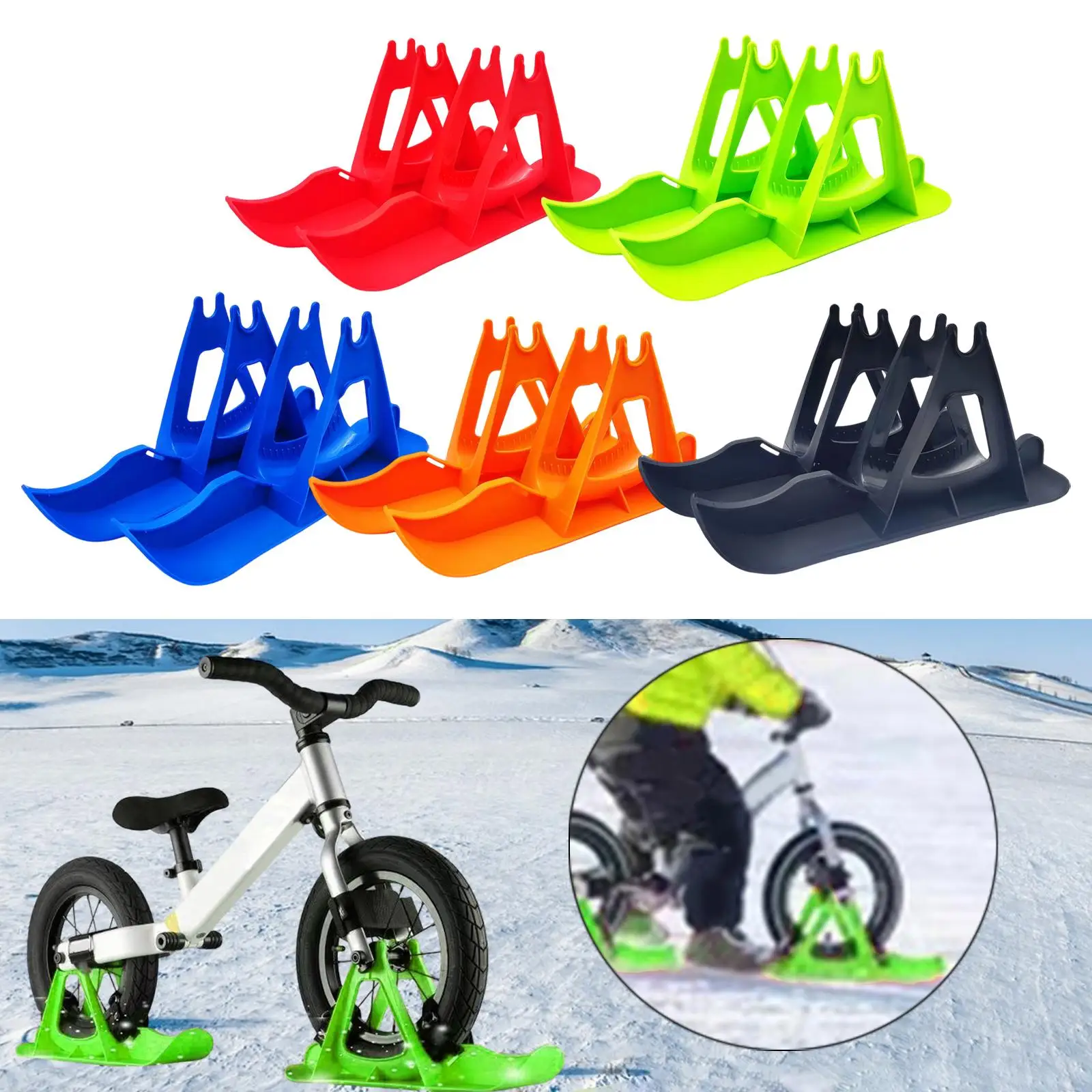 

Kids Snow Ski Set Snow Board Kit Winter Sledge Board Attachment