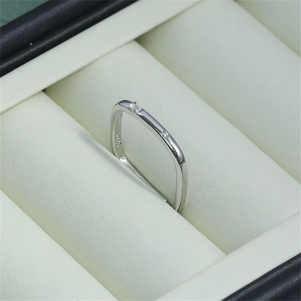 Solid S925 Sterling Silver Pearl Ring Settings Findings & Accessories - for Jewelry Making Bulk Wholesale Craft Supplies 5-8mm
