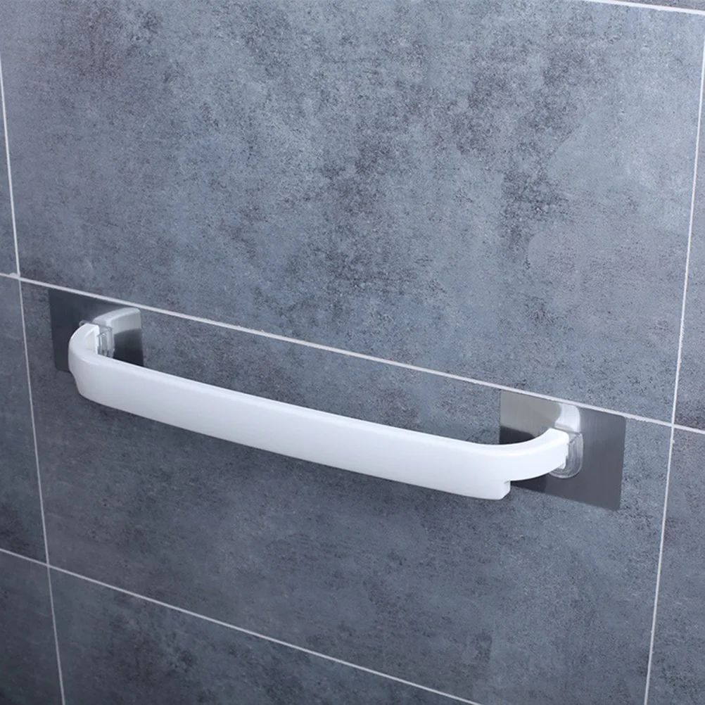 

Self Adhesive Towel Mount White Hanger High Quality Material Space Saving Storage Solution Kitchen Bathroom Use