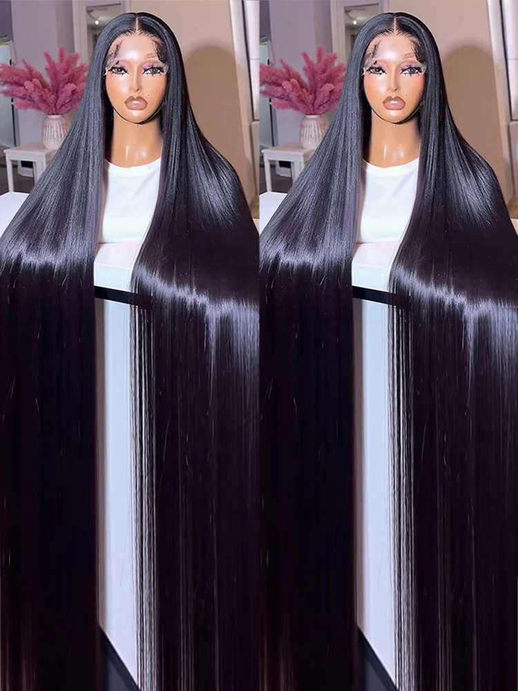 

300% Bone Straight 13x6 Hd Lace Frontal Wig Pre Plucked 100% Vietnamese Human Hair For Women 7x5 Pre Cut No Glue Glueless Wig