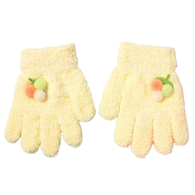 

Full Finger Winter Warm Gloves Cartoon Thick Mitten for Kid Toddler(3-6Years) G2TD