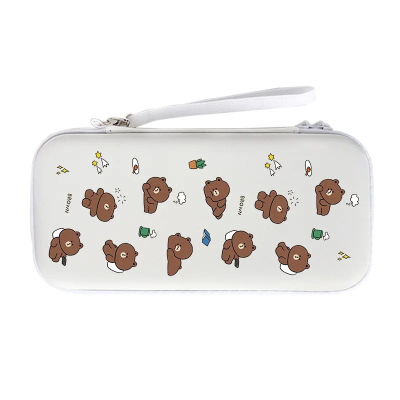 For Switch OLED Cartoon Cute Storage Bag Shock proof Easy to Carry Gift For Childrens Protective Case