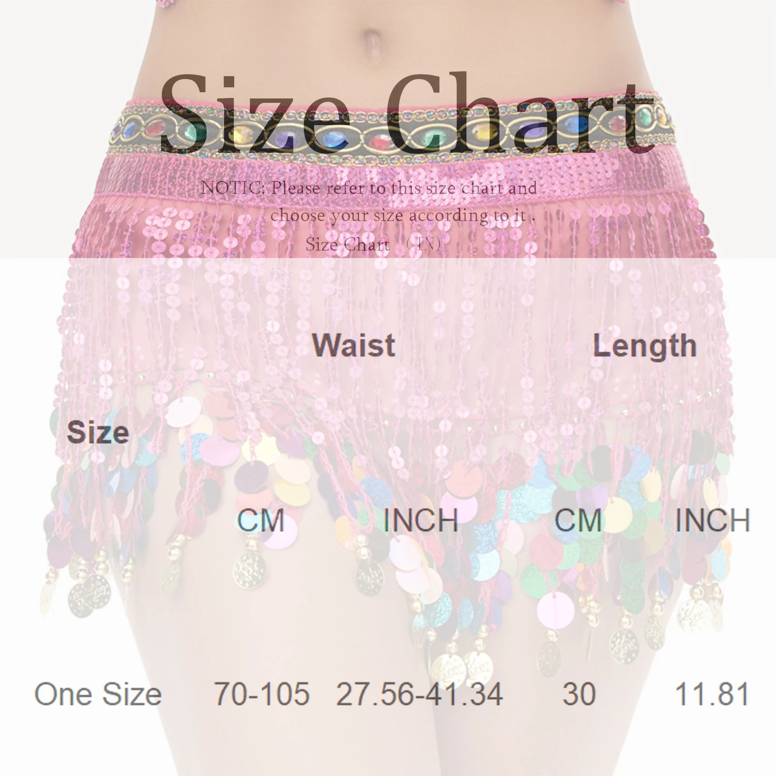 الملونة حزام الرقص الشرقي حزام ازياء شرابة الترتر شرابة الرقص الشرقي وشاح الورك للنساء أحزمة الرقص الشرقي الهندي #6