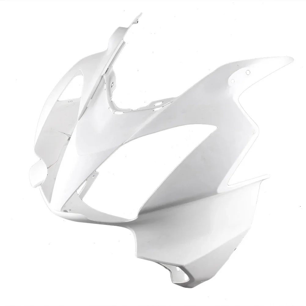 Unpainted White Motorcycle Front Upper Nose Fairing Cowl Injection Mold ABS Body Kits For Honda VFR800 VFR 800 2002-2011 2012