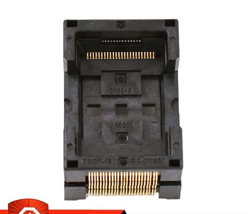 TSOP48 Burning Stand Chip IC Aging Test Stand Narrow Body 48 Pin 12 × 18mm Adapter Dip48 High Temperature Resistant