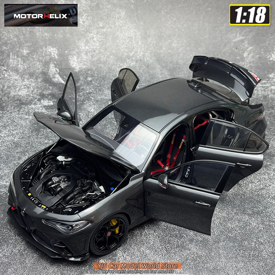 MOTORHELIX Alfa Romeo Giulia 1/18モデルミニカー New in stock 1/18th MotorHelix Alfa Romeo Giulia GTA Misano Blue