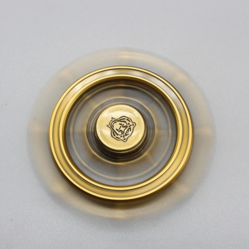 เรือโจรสลัดหางเสือ Mini Fidget Spinner Roller Hand Spinning Top Tip Gyro EDC โลหะบรรเทาความเครียดลดของเล่น Antistresse