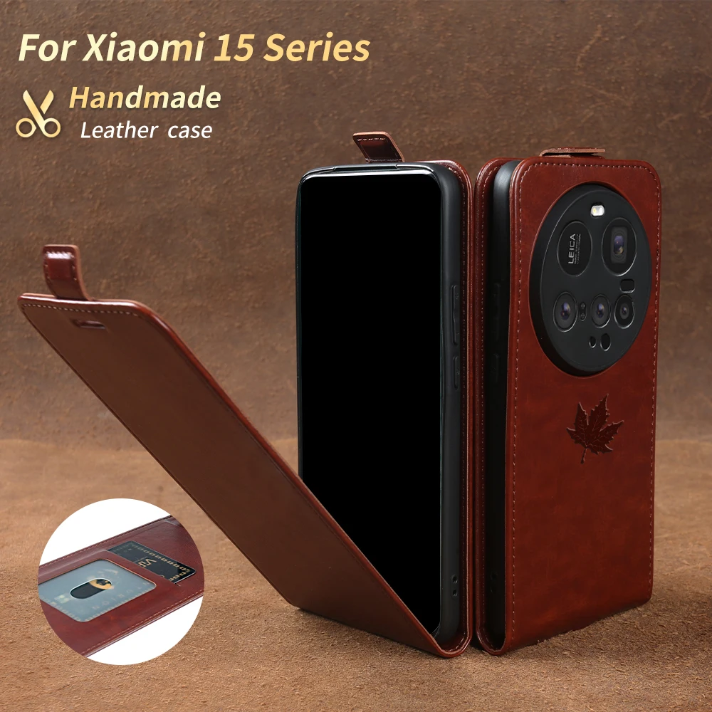 

for Xiaomi 15 14 Pro Ultra 14T 13 13T 12 S X 12T Pro 11 11T Lite Leather Business Case For Xiaomi 15Ultra Shockproof Cover Coque