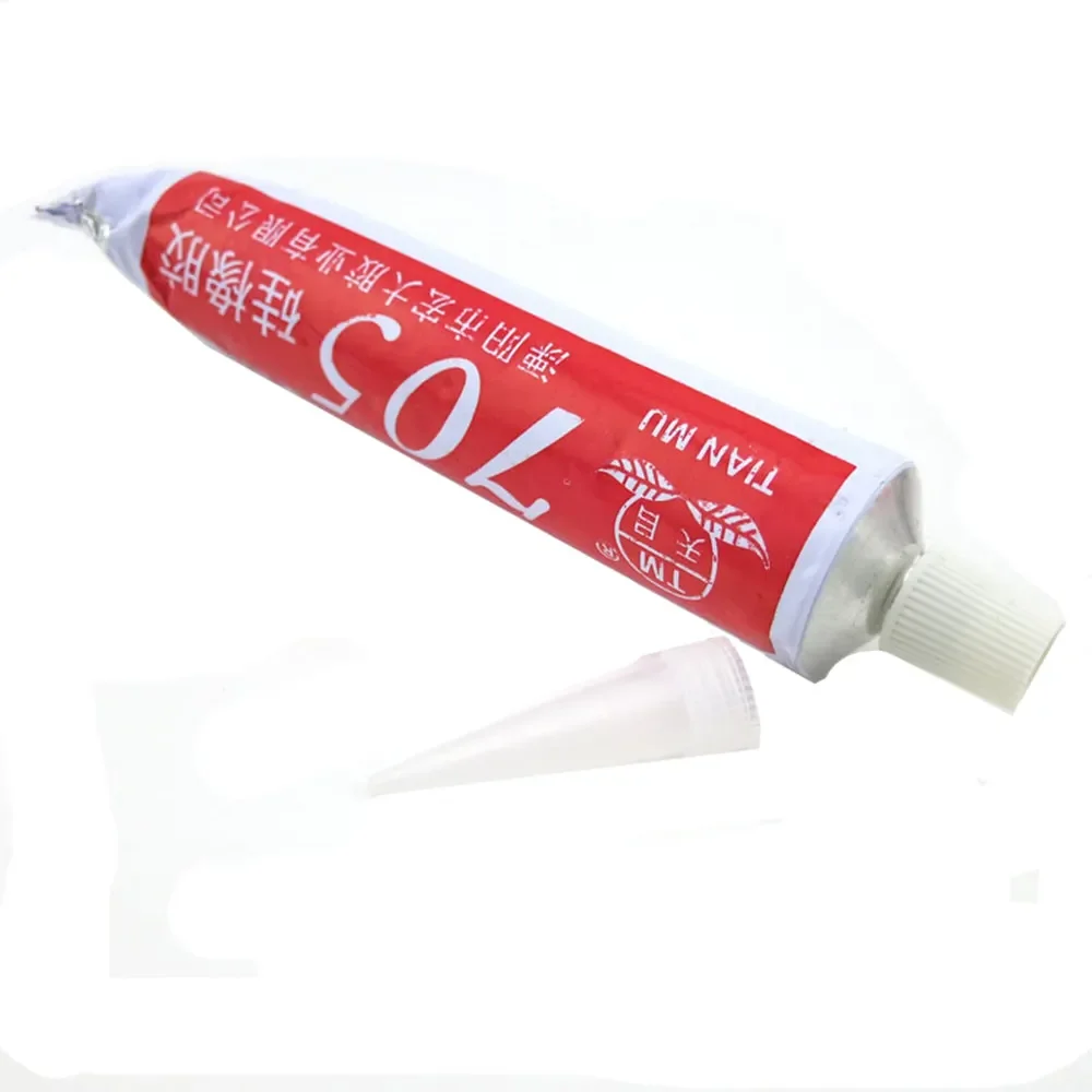 2pcs 50ML 705 silicone waterproof transparent heat resisting glue Colorless sealing glue electron component PCB appropriative