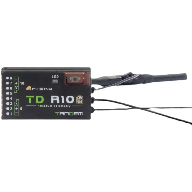 New FrSky TD R10 2.4GHz 900MHz Dual Frequency Receiver 10CH PWM Channel Receiver for Remote Control Aircraft Helicopter drones