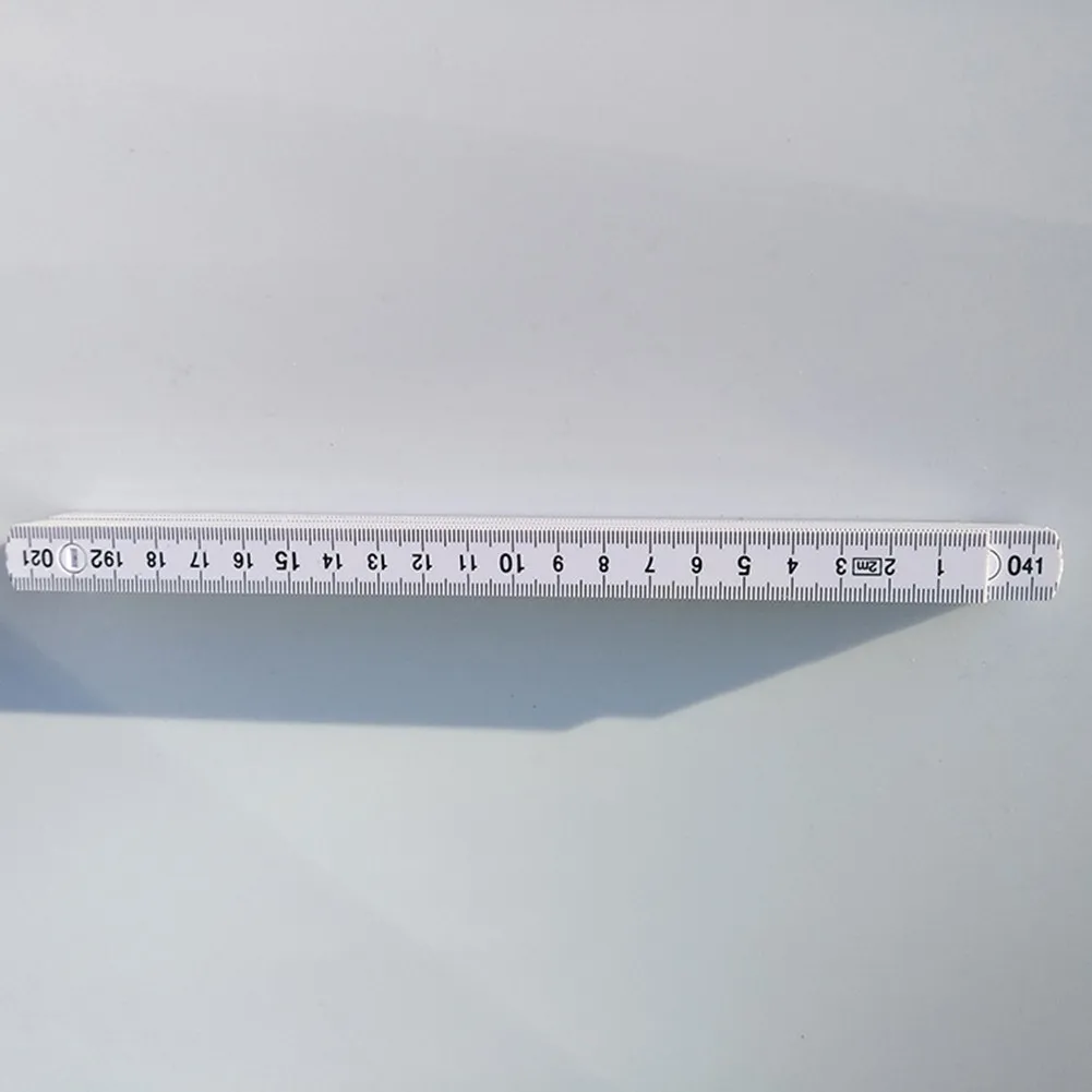 Slide Folding Ruler Ten-Parts Up 2Meters ABS Plastic Double Sided Fold Folding For Carpenter Measurements Ruler High Quality