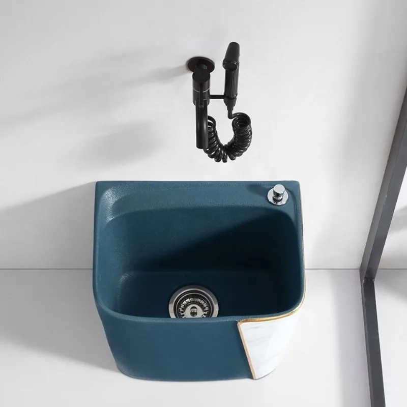 Household balcony bathroom floor set, floor-to-ceiling color