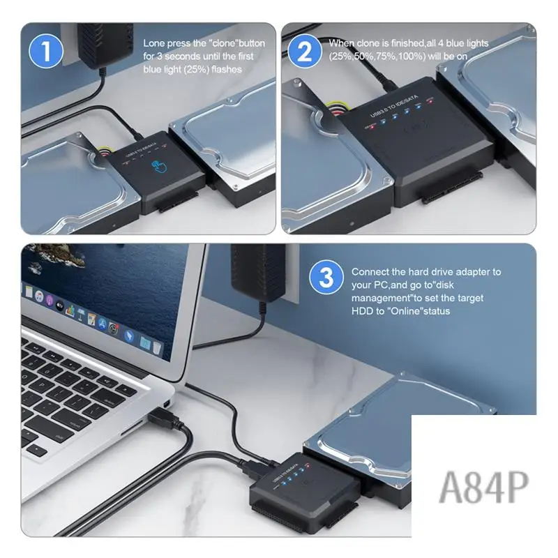 

Адаптер SATA-USB Кабель-конвертер USB 3.0 в IDE/SATA 3 для адаптера жесткого диска 2,5 3,5 HDD SSD