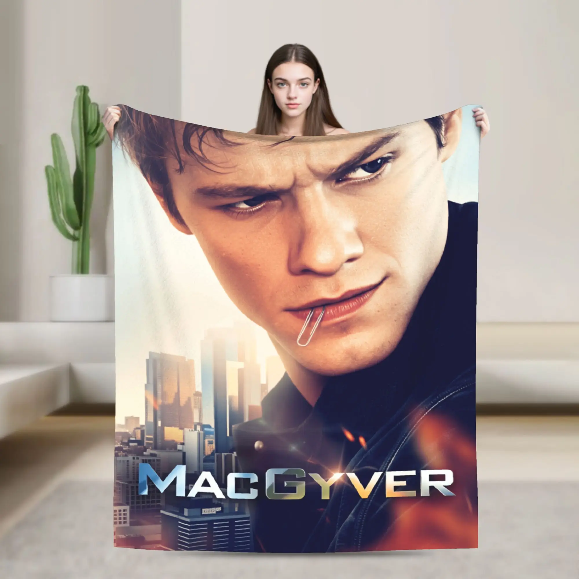 

MacGyver TV Series Ingenuity Одеяло Теплое Мягкое Модное Плюшевое Одеяло Для Девочек Мальчиков Открытое Фланелевое Покрывало Покрывало