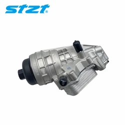 STZT 2701800500 Aluminum Engine Oil Filter Housing Assembly 2701800810 for Mercedes Benz W176 CLA250 Auto Spare Parts Oil Cooler