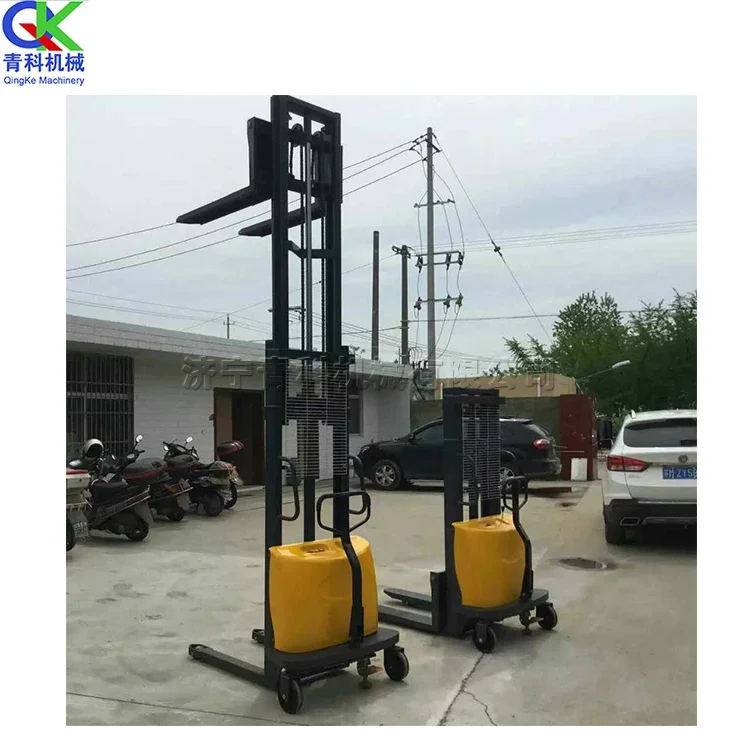 Hydraulic electric stacker crane manual lift crane C-type gantry electric stacker crane