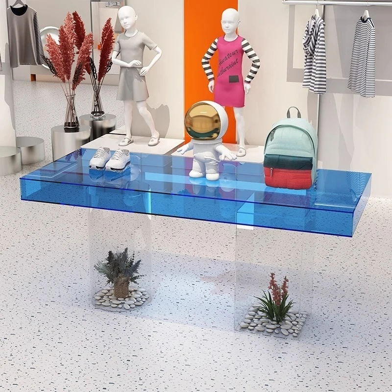 Acrylic Nakajima, clothing store display cabinet, display stand