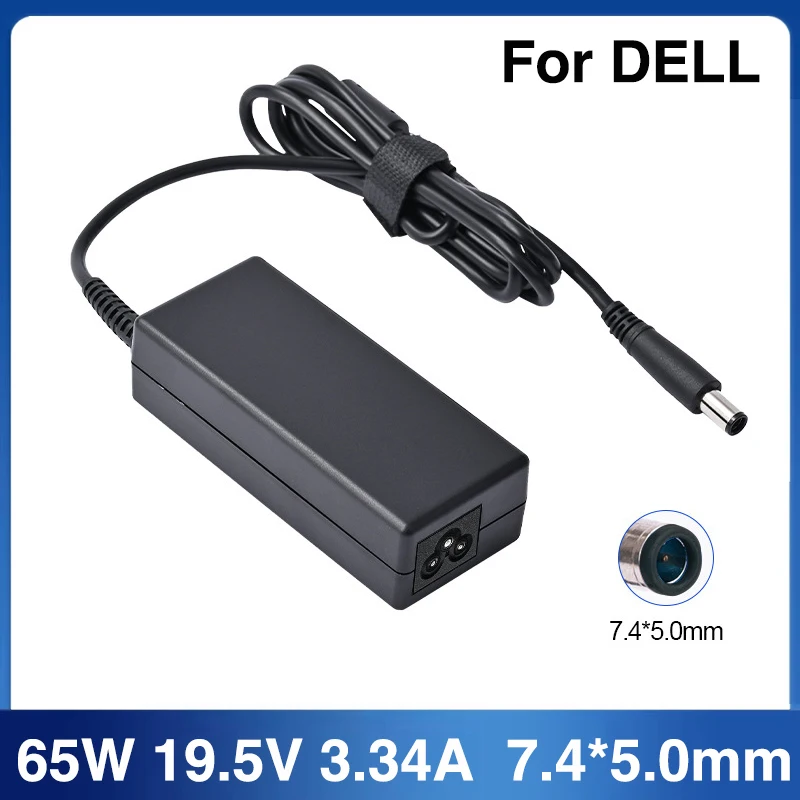 

19.5V 3.34A 65W 7.4*5.0mm AC Laptop Charger Adapter For Dell Latitude E5250 E5440 E5450 E5540 E5550 E6420 E6430 E6440 HA65NM130