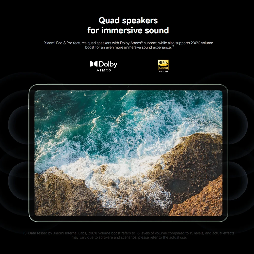 Image 6: Tablette Xiaomi Pad 8 Pro 2025 avec écran 11,2 pouces 3,2K, processeur Snapdragon 8 Ultra Edition, Xiaomi HyperOS 3, 144 Hz