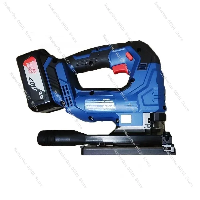 Ergonomic Brushless Cordless Jigsaw Lithium Electric Woodworking Saw Rechargeable Handheld Curve Cutting Machine