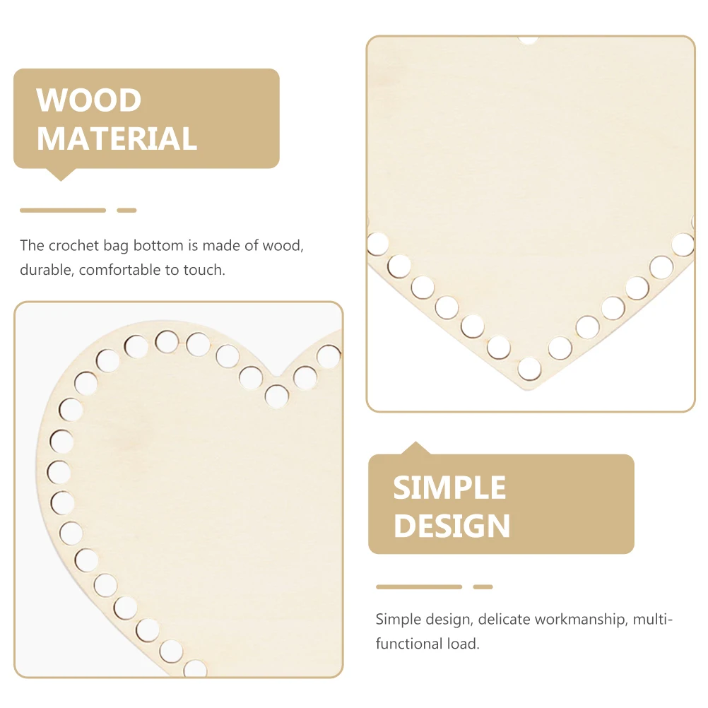 4 pezzi mini cornice per punto croce intrecciata all'uncinetto base in legno borsa fai da te fondo shaper filato