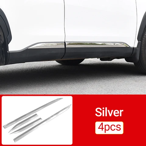 Для Toyota Corolla Cross XG10 2021 2022 2023 2024 2025 гибридные наклейки на боковую юбку автомобиля, накладка на боковую две...