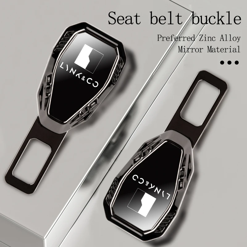 

Car Seat Laser Metal Safety Belt Buckle Extension Plug Buckle For Lynk co 01 05 03 09 02 04 06 07 08 Car Interior Accessories