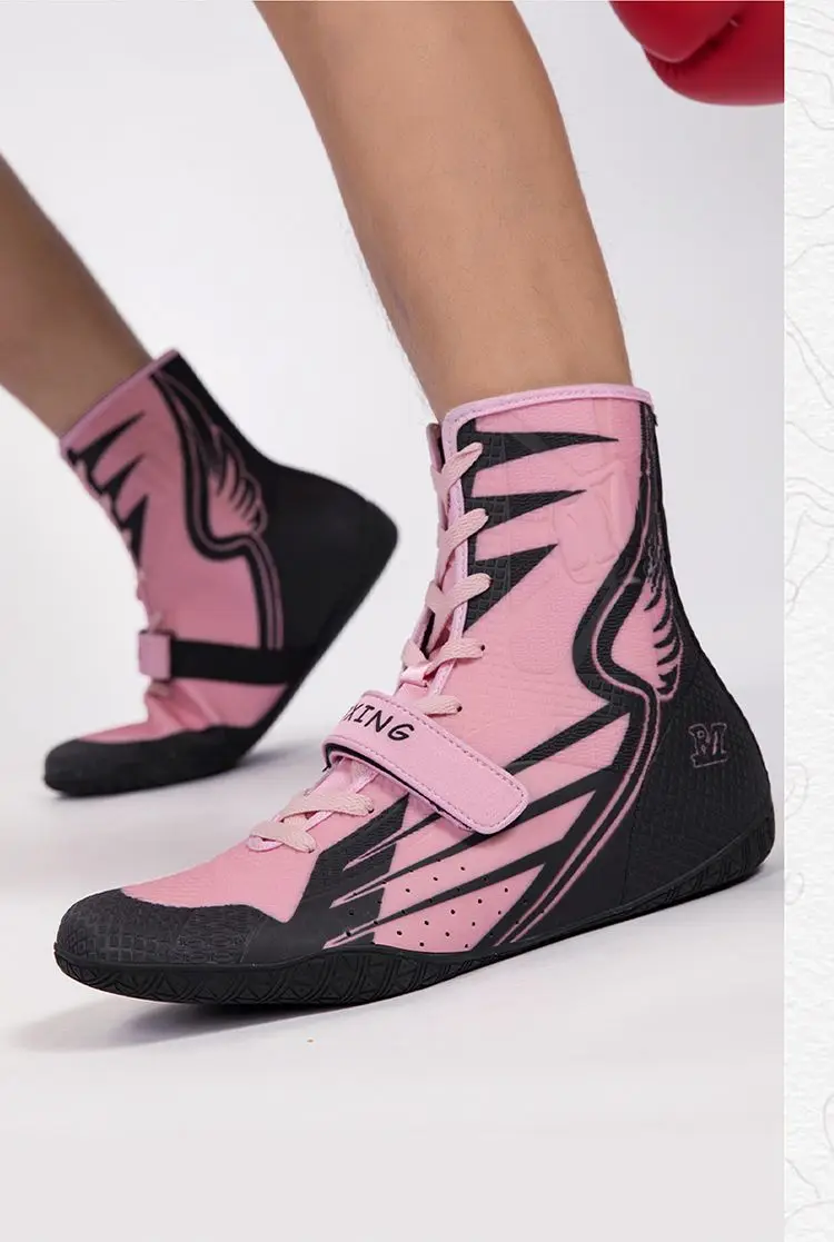 

New 2025 Hot Sale Breathable Professional Lightweight Power Wrestling Shoes Fighting Training Shoes Fighting Gym Very Good