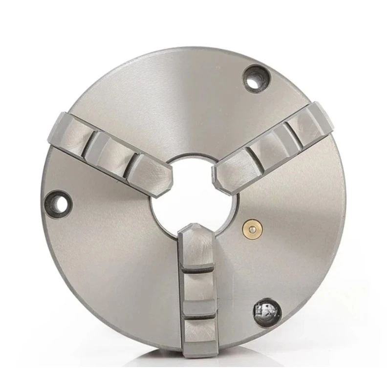 A New Piece of Three-jaw Self-centering Chuck, Front Perforated Four-axis Special, 130mm Diameter Loose Wrench M8 Screw