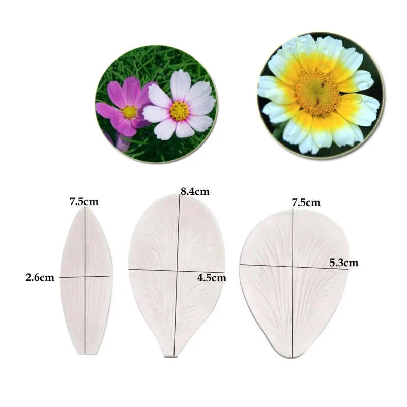 Orchid Petal Veiner &Cutter Silicone Cake Decorating Molds Cake Gumpaste Molds Cake Decorating Moulds Cake Chocolate Tools CS210