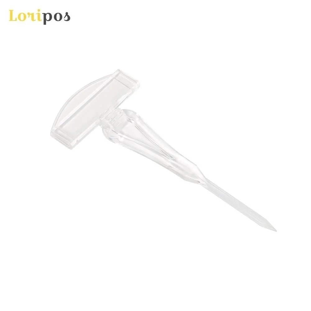 Acrylic Food Name Card Holder Plastic Straight Head Flower Pick Cake Tod Decorative Spike Price Tag Pin Spike