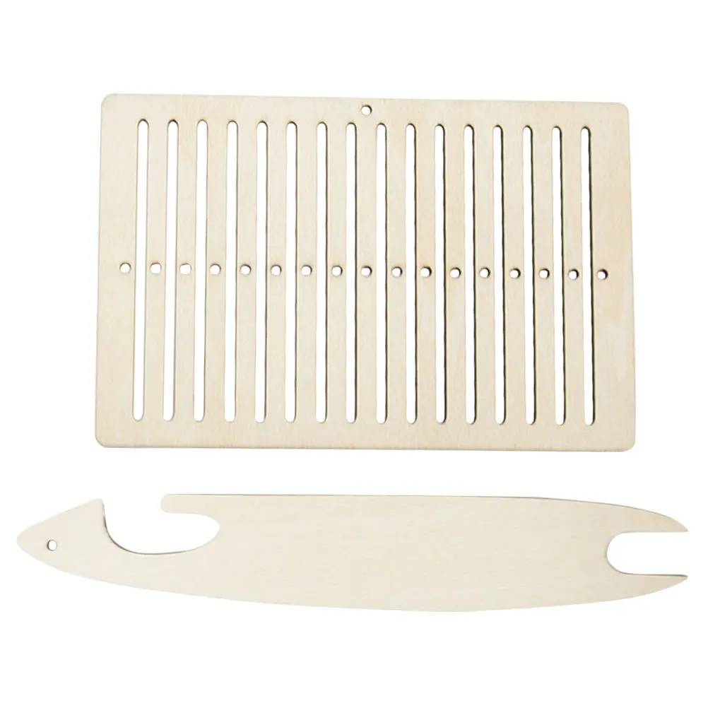 

1Set Wood Weaving Shuttle Small Hand for Bracelet Bag Camera Strap Belt DIY Weaving Tool Kit Beginners