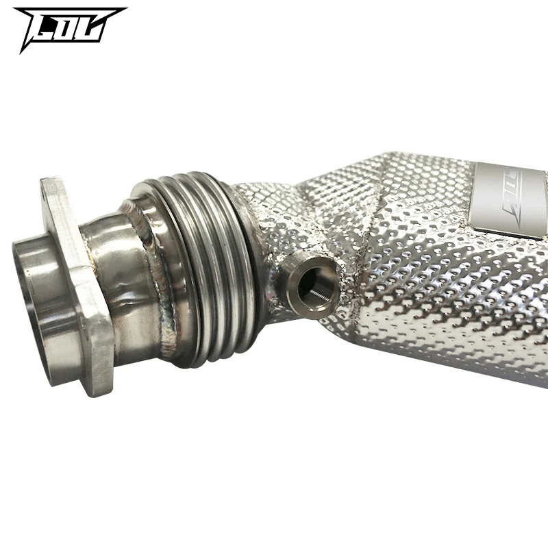 Boska النازل لسيارات BMW M2 المنافسة M2C M3 M4 F80 F82 F83 3.0 2013- نظام عادم النازل عالي التدفق #6