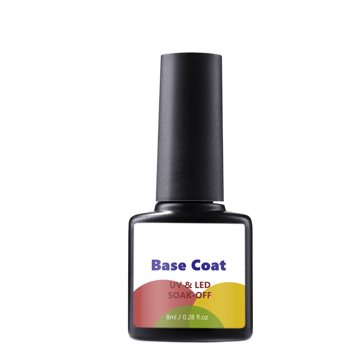 1/2 pçs base & revestimento superior gel unha polonês 0.28fl.oz base & superior embeber fora gel uv sem limpar casaco superior de longa duração gel laca arte do prego 8ml