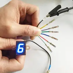 Indicator Display 12V Universal Motorcycle Digital LED Gear Shift Lever Sensor Display
