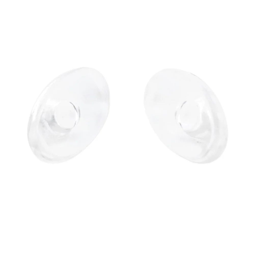 25쌍 미끄럼 방지 실리콘 코 패드 투명 안경 코 패드 스포츠 야외용 안경 지지 편안함 방지