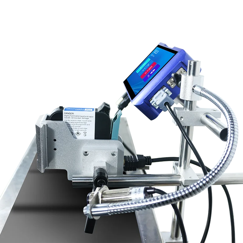 Customized Boot Page Expiry Date Batch Serial Lot Number Code Printing Machine Tij Online Thermal Inkjet Printer