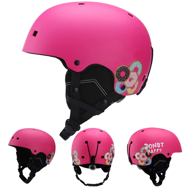 2023 Safety Integrally-Molded Snowboard Helmets Motorcycle Removable Skiing Snow Helmet Winter Ski Helmet Women Child Kids