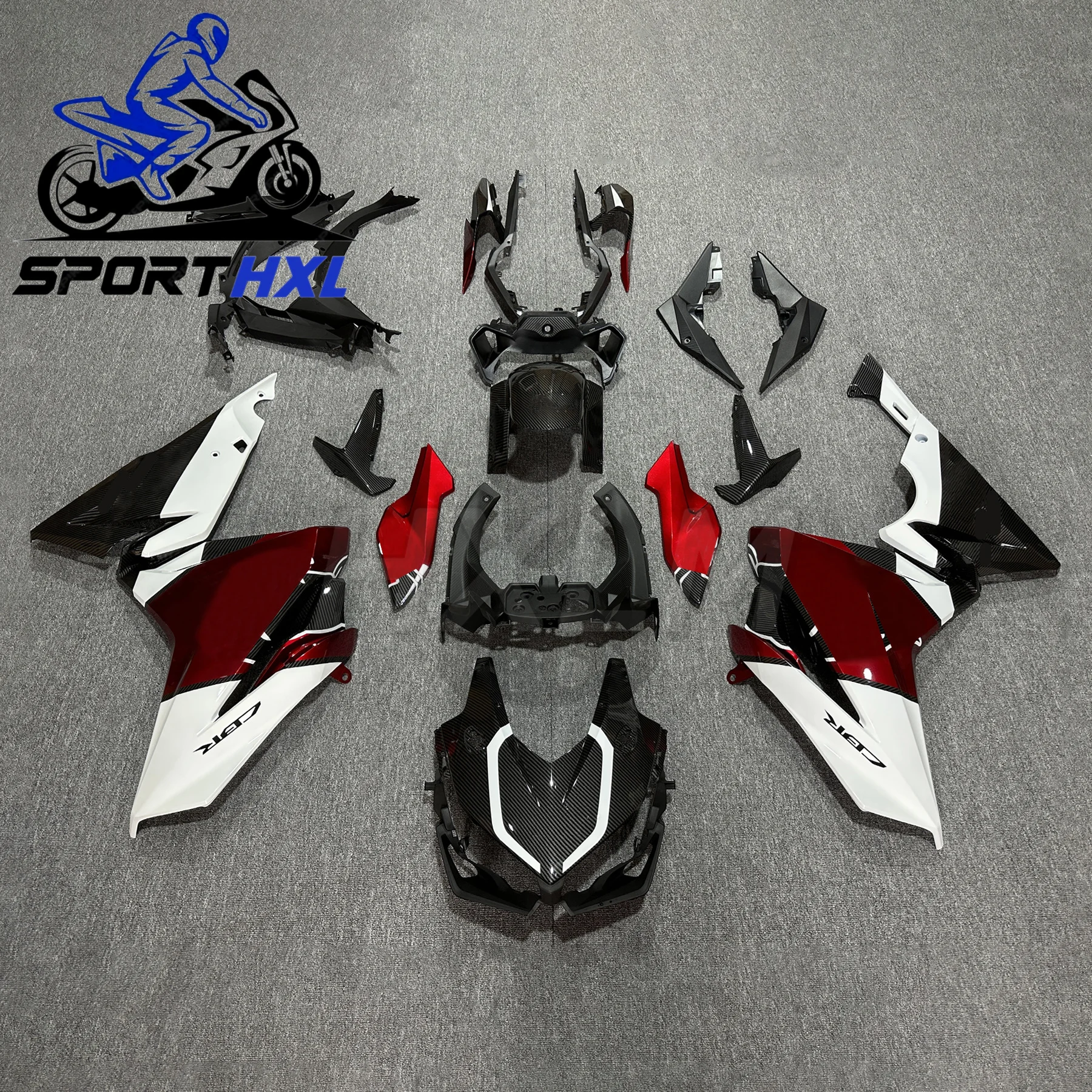 غرامة هيكل السيارة هدية لهوندا CBR500R 2019-2023 دراجة نارية الهدايا المجمعة الكاملة الهدايا المجمعة هيكل السيارة الهدايا المجمعة أجزاء