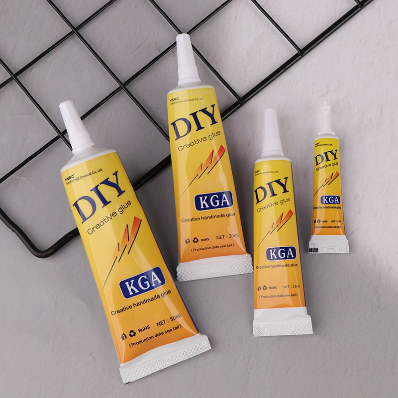 1 Set Handmade DIY Glue Non-Woven Fabric Model Puzzle Transparent Children's Universal Glue Hemp Rope Button Strong Glue