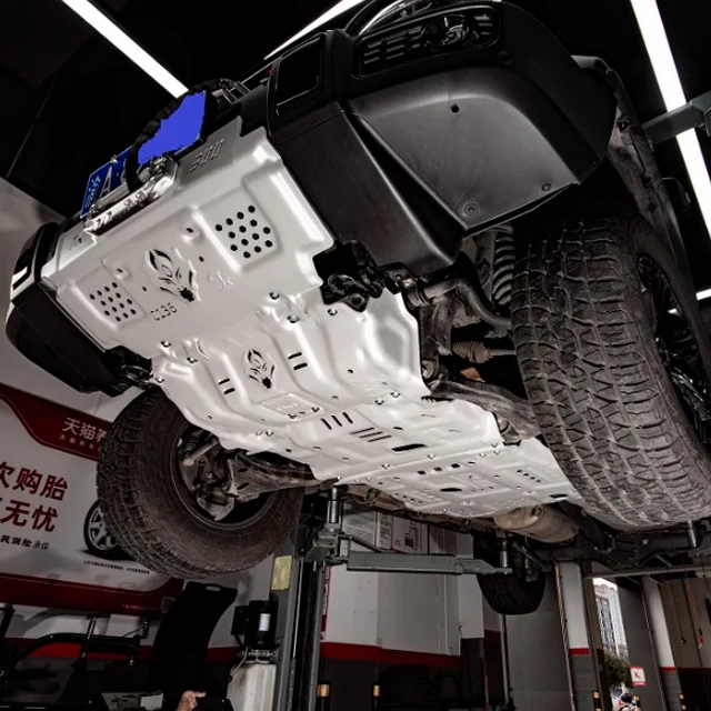 High Strength Magnesium Aluminum Alloy Underbody Engine Cover Guard Shield Bottom Protection Chassis Skid Plate For GWM Tank 300 - Image 3
