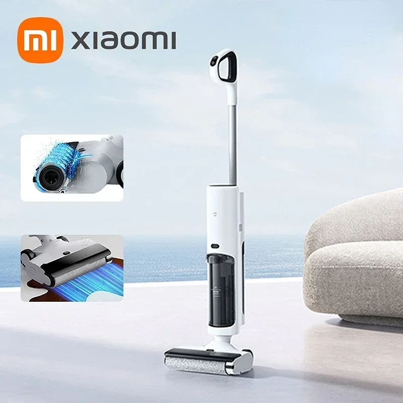 XIAOMI MIJIA Smart Wireless Wet and Dry Vacuum Cleaners 2 Lite for Home Cleaning Machine Roller Brush Self-Cleaning LED Screen O