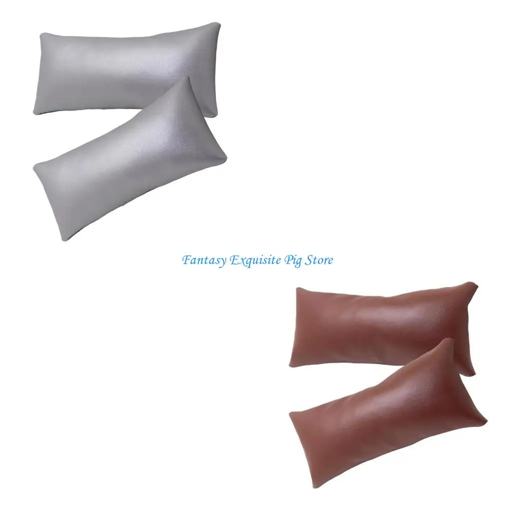 

Набор из 2 подушек для браслетов, подушечек для дисплея с кожаной текстурой для часов, браслетов