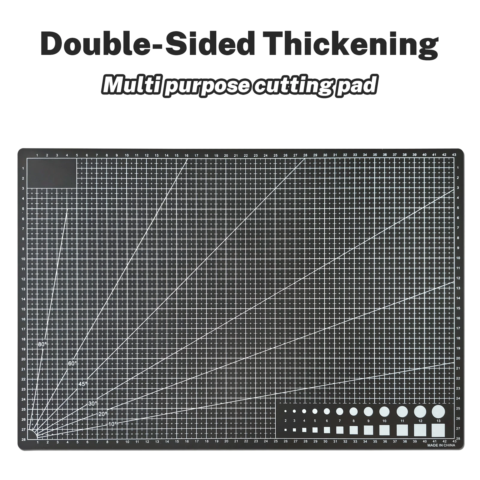 PVC Cutting Mat A3/A4/A5 Double Side Underlay Workbench Patchwork Cut Pad Sewing Manual DIY Knife Engraving Leather Cutter Board