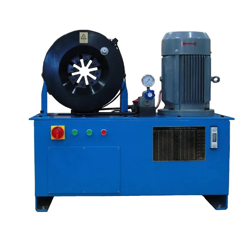 강력한 스마트 유압 호스 프레스 기계, 17 다이, 380V 7.5kw, 3 상 76mm, 5 년 보증