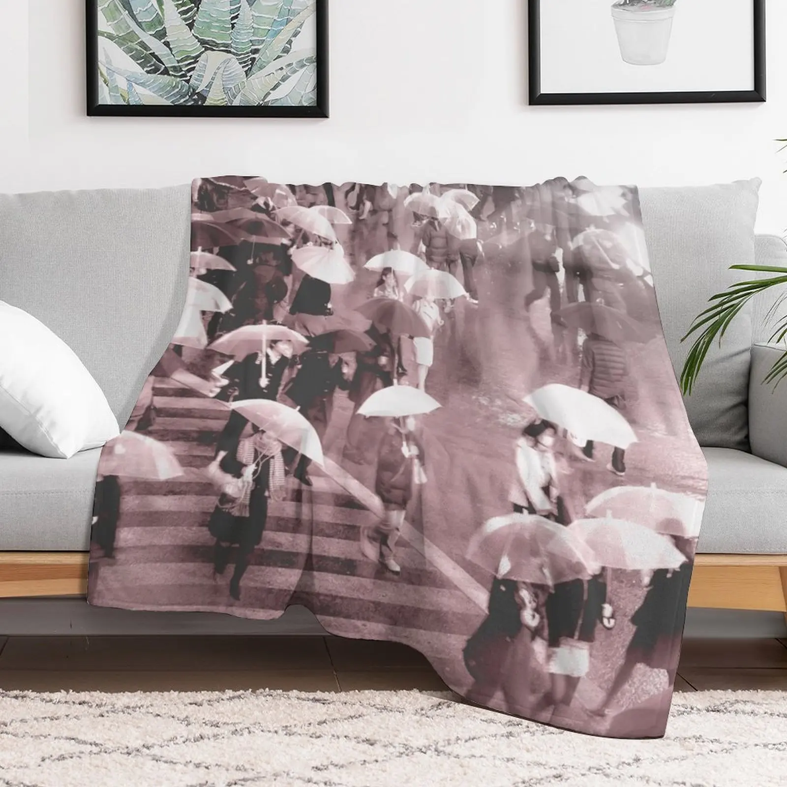 Rainy day in Shibuya Throw Blanket Luxury St Bed Fashionable Personalized Gift Sofa Throw Blankets