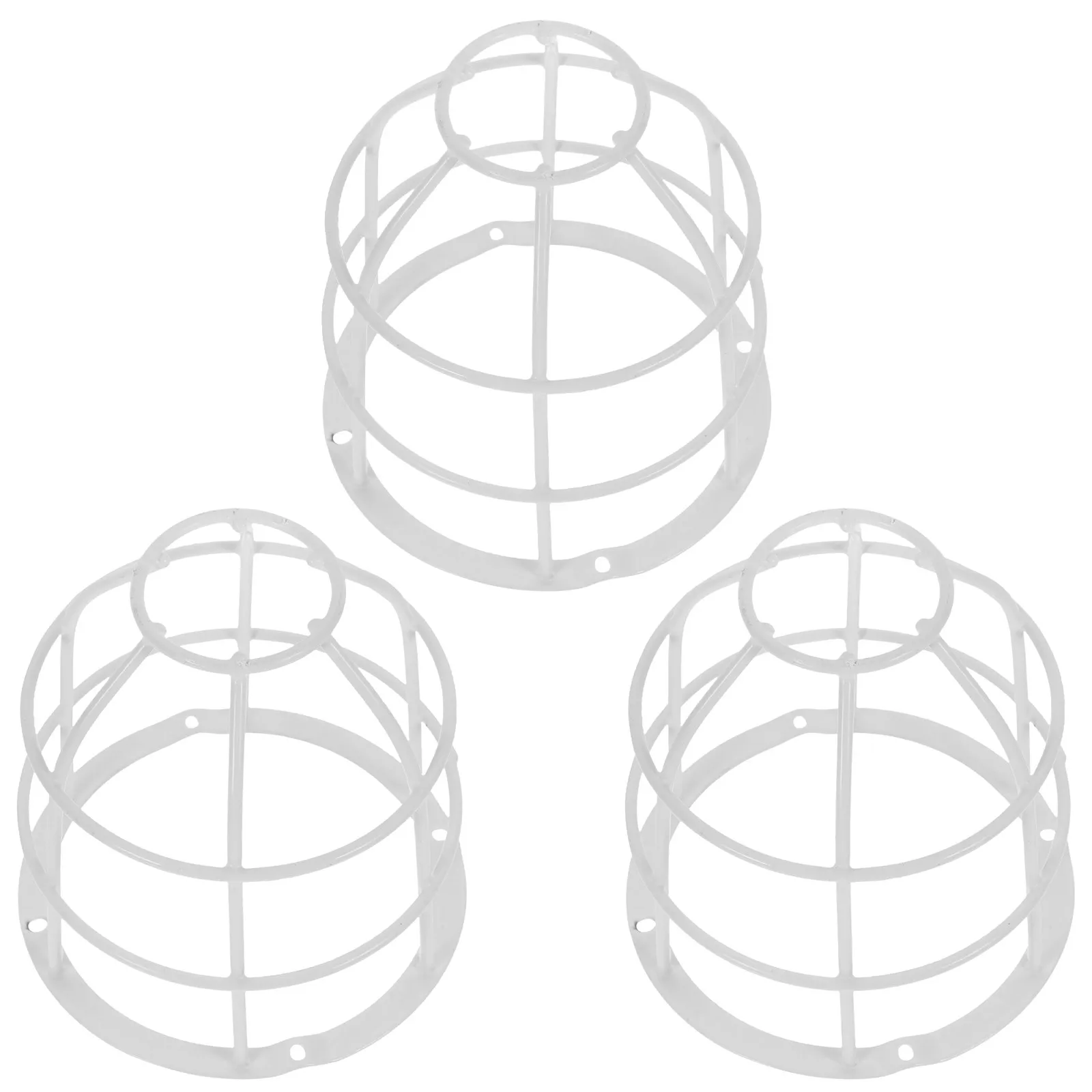 

3Pcs Alarm Light Guard Mesh Heavy Duty Iron Wire Protective Net Cover for Signal Lamp Industrial Emergency Use