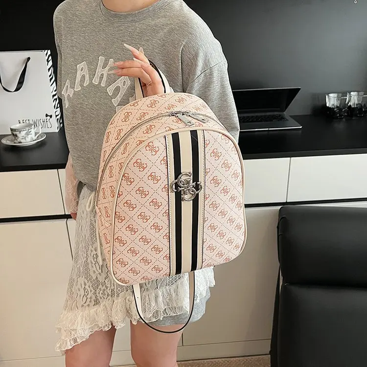 Chic Designer Tote Diaper Bag For Women Luxury Large Capacity Tote Elegant Leather Crossbody Shoulder Bag Stylish Solid Color